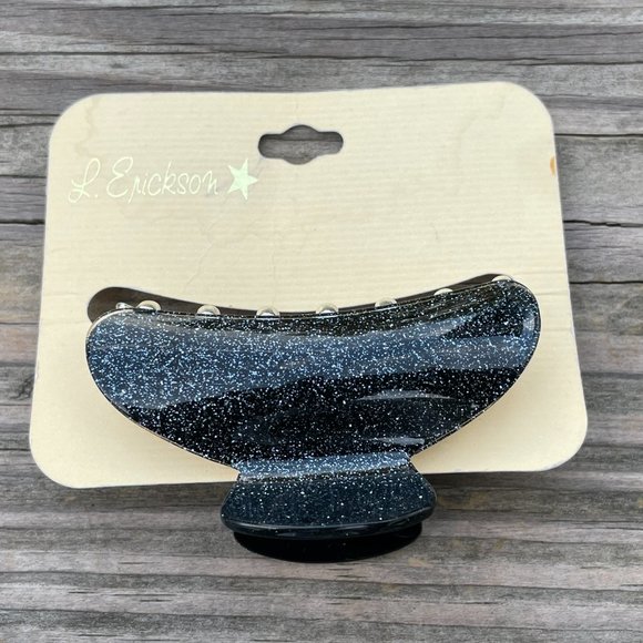 L.Erickson Hair Clips Shinning Black Women Hair Ac - Picture 2 of 4